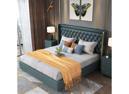 Klassiek bed tweepersoonsbed bedden hout decoratie landelijke stijl echt hout