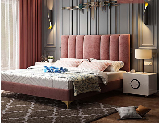 Bedden bekleden Ontwerp Luxe Dubbel Hotel Decoratie Bedden Slaap Kamer Leer