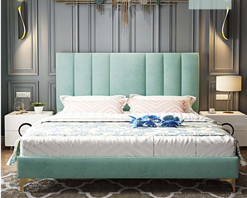 Bedden bekleden Ontwerp Luxe Dubbel Hotel Decoratie Bedden Slaap Kamer Leer