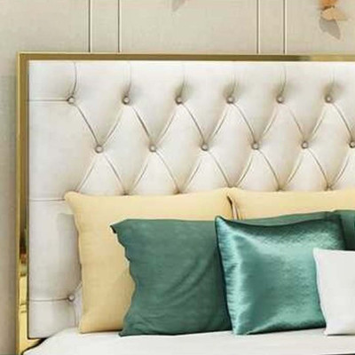 Tweepersoonsbed Slaapkamer Luxe Hotel Huwelijksbed 2x Nachtkastje 3-delige Set Bedden