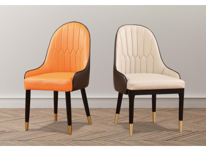 Ontwerper luxe stoel gestoffeerde fauteuil stoelen 1x fauteuil woonkamer eetkamer