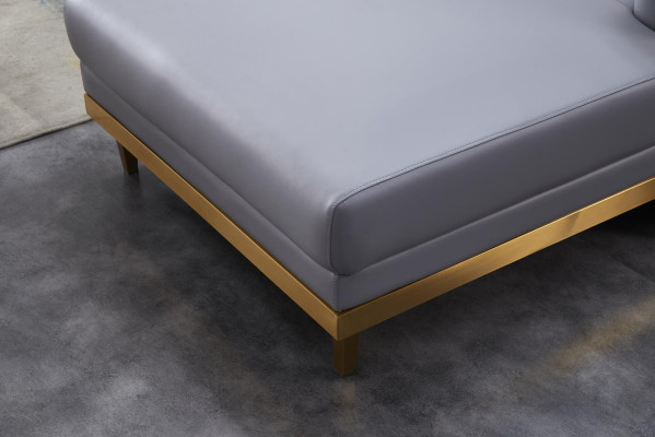 Hoekbank Bank Bank Leren bank Woonlandschap Luxe Meubels L-vormige