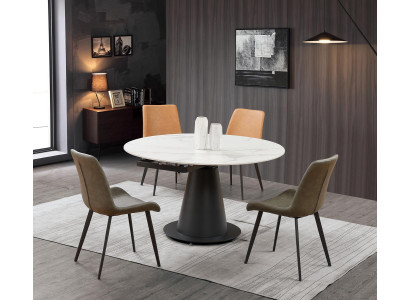Eetkamer Design Meubelstoelgroep Tafel 4 Armstoelen Set Suite Nieuw