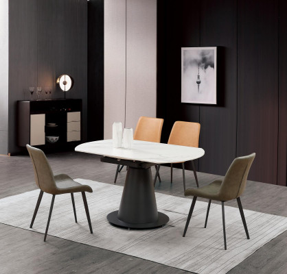 Eetset Eettafel 4 x Stoel Set Tafel Eetgroep 5-delig. Tafels