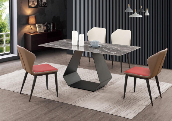 Volledige set eettafel 4x stoelen eetkamerset eetgroep tafels tafel