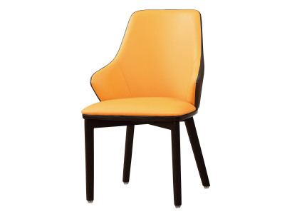 Eetkamer 1x Stoel Set Zit Echt Stoelen Bekleding Rugleuning Ontwerper Houten Stoel