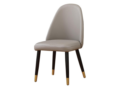Onvergelijkbare stoel in grijs voor eetkamer in moderne stijl.