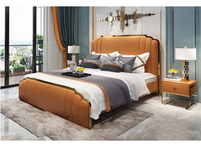 Bed bekleding ontwerp luxe hotel dubbele bedden slaapkamer voor koppels 180x200cm.