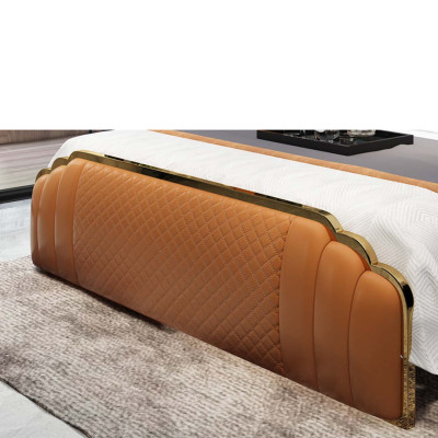 Bed bekleding ontwerp luxe hotel dubbele bedden slaapkamer voor koppels 180x200cm.