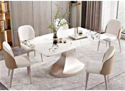 Eetzaal Kolomtafels Italiaanse meubels Eettafel Restauranttafel Luxe Nieuw