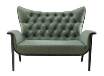 Chesterfield bank 2-zits gestoffeerde design bankstel bankstel bankstel tweezitter