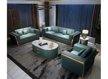 Sofa set bankstel 3+2+1 Designbank Design bank zithoek 3-delig.