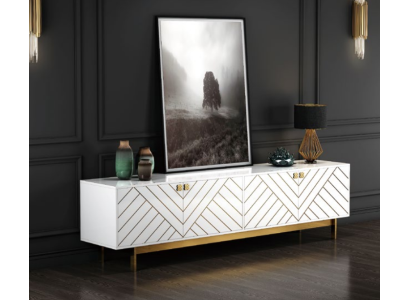 Edel hoogglans dressoir roestvrijstalen dressoirs VS luxe klasse