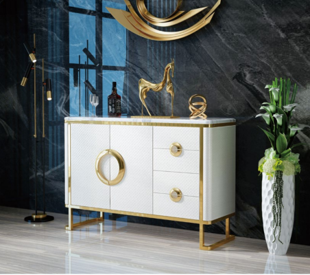 Edel design dressoir sideboard Italiaanse dressoirs lage dressoirs leer