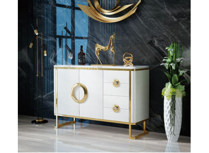 Edel design dressoir sideboard Italiaanse dressoirs lage dressoirs leer