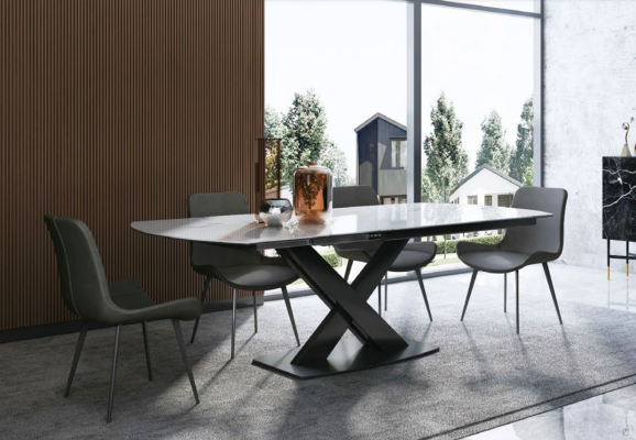 Moderne houten eettafel tafel hout tafels 120/180cm eetkamer uittrekbaar