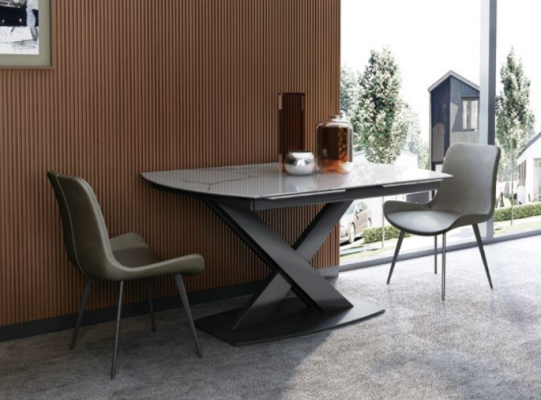 Ontwerp eetkamergroep Tafel + 2 Stoelen Zitting Kussenset Tafels Rugleuning