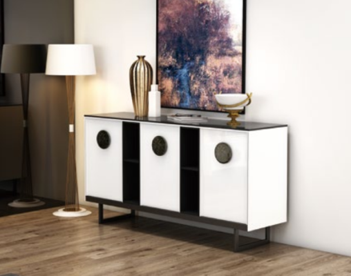 Ladenkast + salontafel + RTV-dressoir Nieuwe Italiaanse designmeubelen