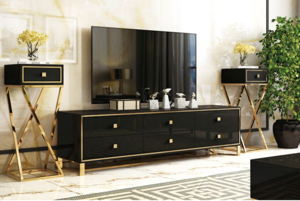 Dressoir tv commode tv-kast lowboard decoratieve tv-meubels kasten