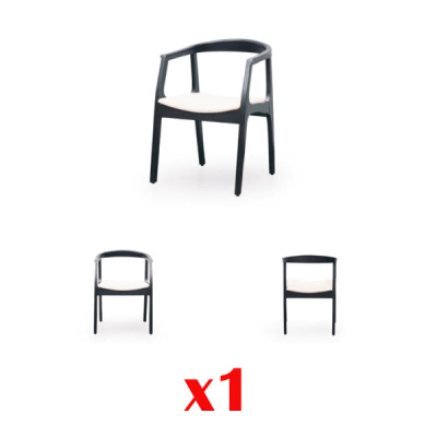 Eetkamer Houten Meubels Stoelen Luxe Ontwerp Gestoffeerde Stoel Rugleuning Zitting Kantoor