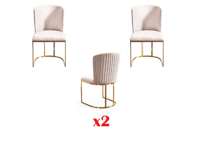 Italiaans stijl set ontwerp leunstoelen gestoffeerde fauteuil groep stel