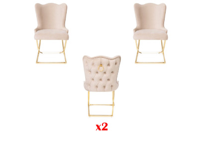 Woonkamerstoel Gestoffeerde stoel Stoel Luxe 2x Stoel Eetkamerstoel  Woonkamerstoel Gestoffeerde stoel Stoel Luxe 2x Stoel Eetkamerstoel