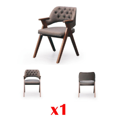 Chesterfield eetkamerstoel ontworpen in Italië, echt houten meubelen stoelen.