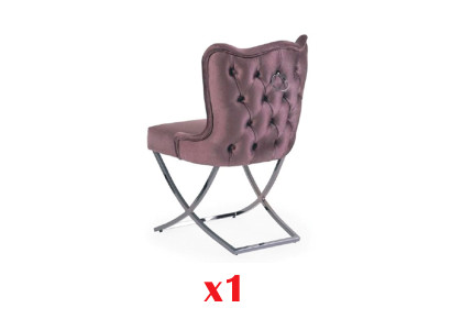 Eetkamerstoel Modern Zonder Armleuning Eetkamerstoelen Design Textiel