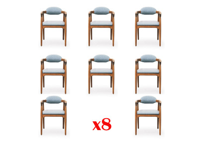 Sofa Compleet Groep Stoelgroep 8 Stuks Eetkamerstoelen Set