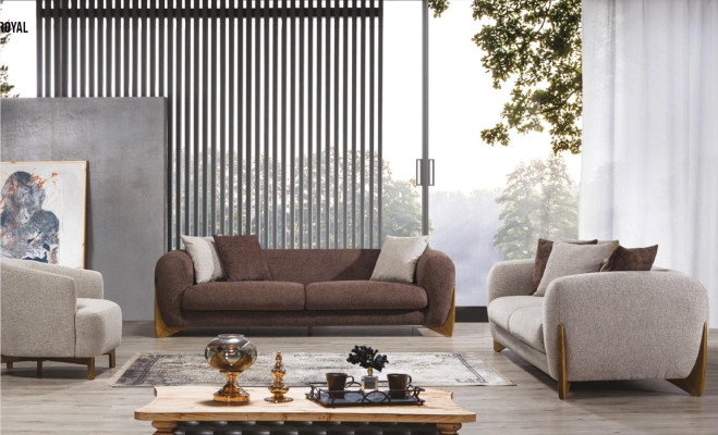 Bankstel 3-zits woonkamer luxe ontwerp Italiaanse stijl meubels modern