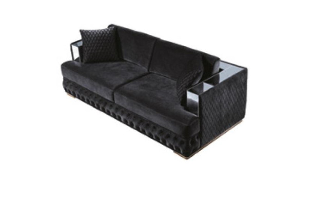 Chesterfield Luxe Bankstel Beklede Meubels 3+3+1 Woonlandschap