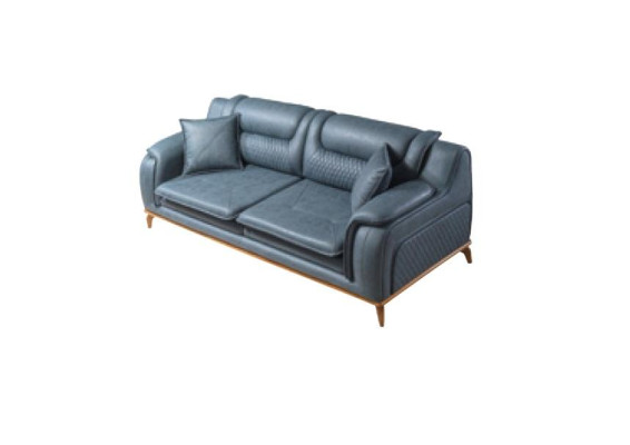 Bank Blau 3-zits woonkamer bankstel design Chesterfield Italiaanse stijl meubels
