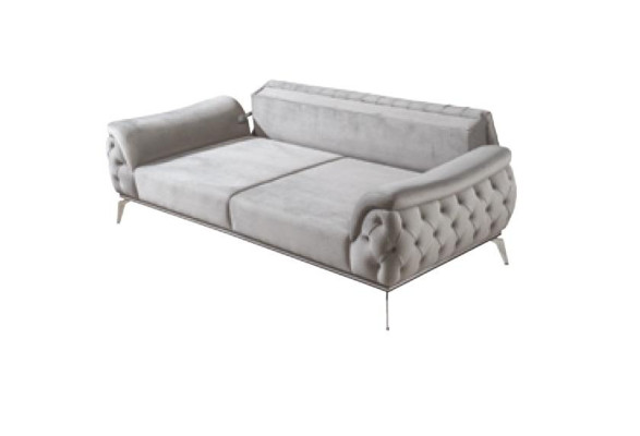 Bankstel 3+3+1 Zits Blauwe Fauteuil Luxe Chesterfield Inrichting