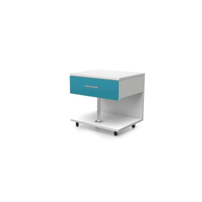 Bed + nightstand - bedroom furniture nursery beds Blue 2-piece set New