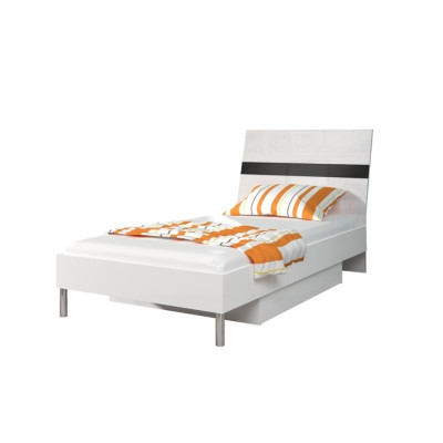 Bedden Hout Ontwerp Eenpersoonsbed Hoogglans Single kinderkamer bed jongen Zwart