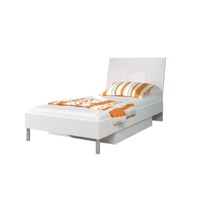 Bedden Wit Hout Ontwerp Eenpersoonsbed Hoogglans Single Kinderkamer Bed Meisje