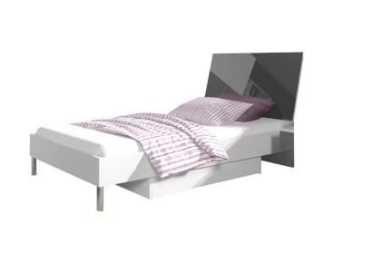 Kinderkamer Bed Slaapkamer Bedden Eenpersoonsbed Single Jeugdkamer Grijs Hout