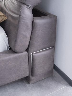 Bedontwerp Tweepersoonsbed Materiaal Hout Bedden Bekleding Slaapkamermeubels 160x200