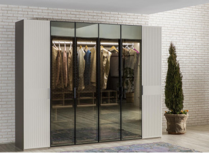 Zoldervloerkast Luxe Slaapkamer Houten Kast Glazen Kast Meubeldesign