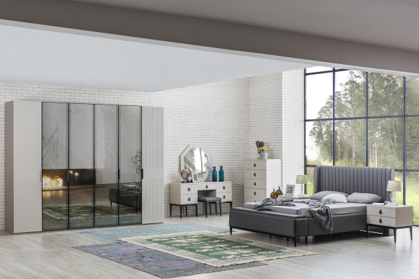 Ontwerp console 2x nachtkastjes bijzettafels slaapkamer houten consoles nieuw