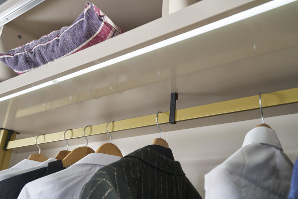 Hoogglans kledingkast Slaapkamerkasten Hoekkast Luxe meubels Goud Beige