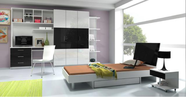 Jongenskamer 7-delig Compleet slaapkamer kinderbed kast bureau RAJ3