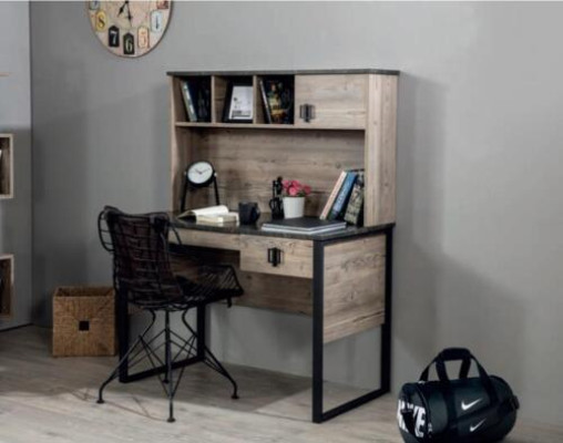 Jeugdkamer Loft kinderkamerset nachtkastje boekenplank bureau kast