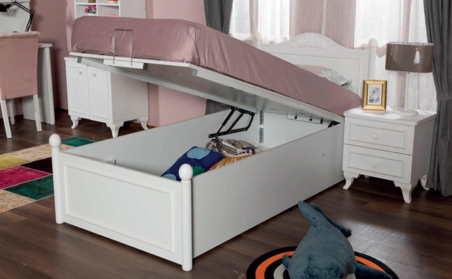 Tiener slaapkamer landhuisstijl hotel gastenkamer meubel compleet set 5-delig.