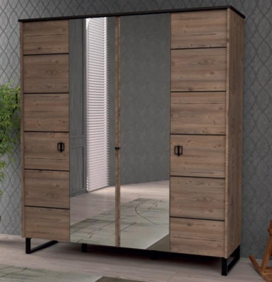 Kledingkast Bruin Jeugd Slaapkamer Kast Kinderkamer Design Modern Nieuw