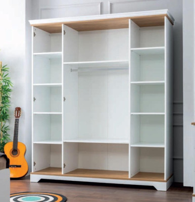 Kledingkast Wit Kast Ontwerp Modern Meubelrek Slaapkamer Kasten Nieuw