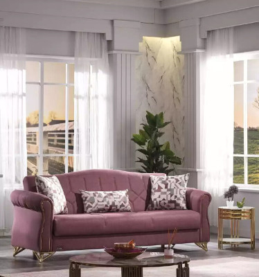 Bankstel 3-zitsbank stoffen bank zitmeubilair gestoffeerde bank loungesofa Sofas