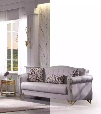 Bank gestoffeerde bank loungesofa bankstel stoffen bank zitmeubel 3-zits