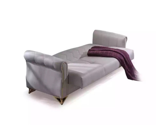 Bank gestoffeerde bank loungesofa bankstel stoffen bank zitmeubel 3-zits