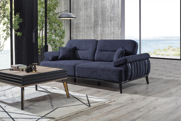 Luxe 4-delige bankstel Moderne bank 3 + 3 + fauteuil + salontafel Woonkamer Set